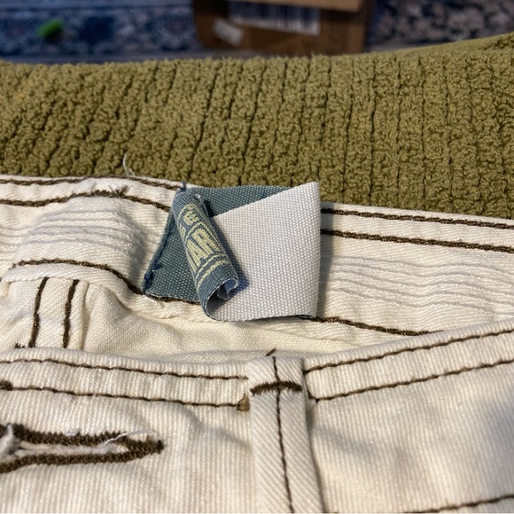 Converse One Star off-white jeans with brown stitching - Picture 5 of 6